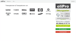 Desktop Screenshot of olipro.de