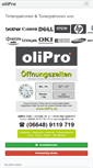 Mobile Screenshot of olipro.de